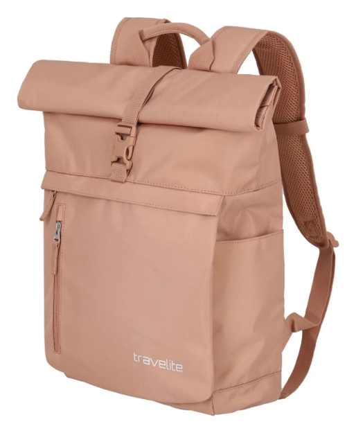 Obrazek Travelite Basics Rollup Backpack Rose 35 L