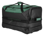 Obrazek Travelite Basics Wheeled Duffle exp. Czarny/zielony 98/119 L