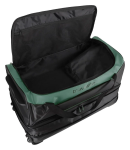 Obrazek Travelite Basics Wheeled Duffle exp. Czarny/zielony 98/119 L