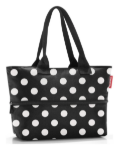 Obrazek Reisenthel Shopper E1 Dots White 12/18 L
