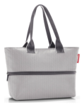 Obrazek Reisenthel Shopper E1 Herringbone Grey 12/18 L