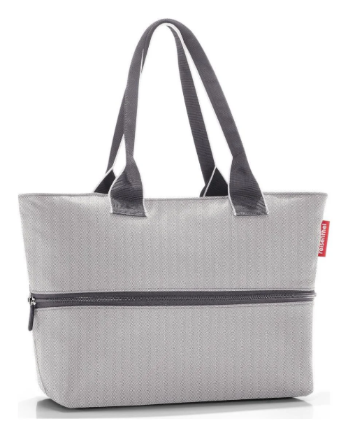 Obrazek Reisenthel Shopper E1 Herringbone Grey 12/18 L