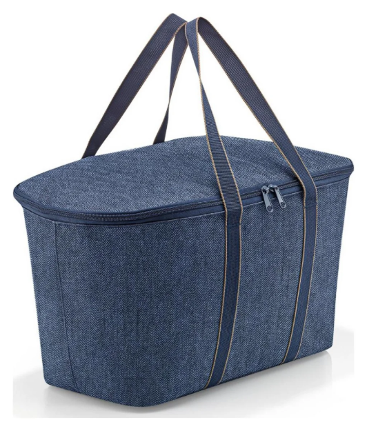 Obrazek Reisenthel Coolerbag Herringbone Dark Blue 20 L