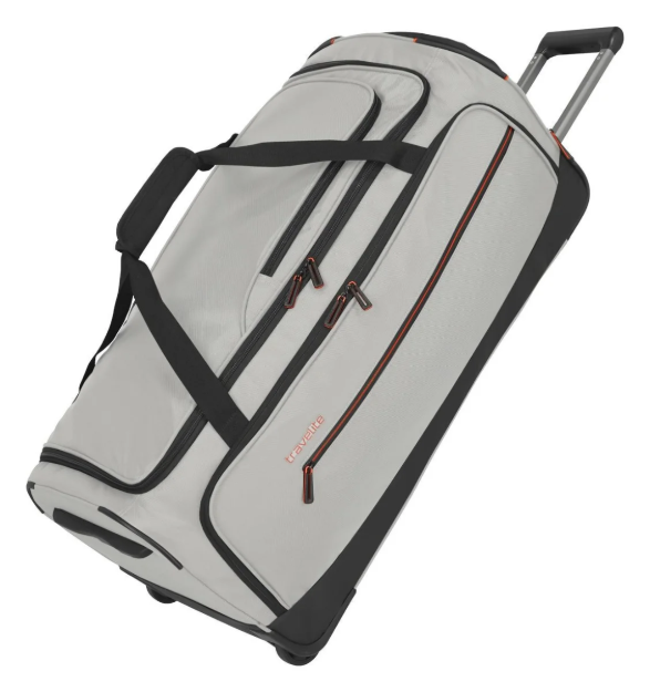 Obrazek Travelite Crosslite Wheeled Duffle L White Sand 97 L