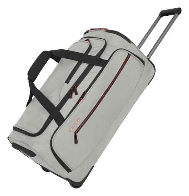 Obrazek Travelite Crosslite Wheeled Duffle M White Sand 71 L