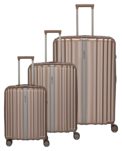 Obrazek Travelite Paros 4w S,M,L Cappuccino S: 37 l / M: 63/69 L: 101