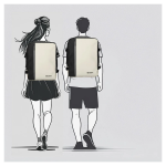 Obrazek Enrico Benetti Bergen 56004 Czarny/beżowy 24 L