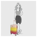 Obrazek Enrico Benetti Havana S Fuchsia 46 L