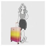 Obrazek Enrico Benetti Havana M Fuchsia 73 L