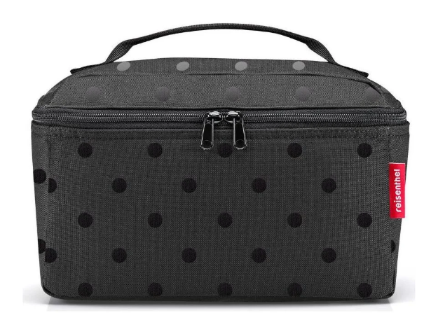Obrazek Walizka Reisenthel Beautycase Glossy dots czarna 4 L