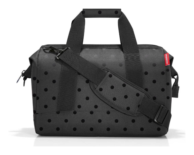 Obrazek Reisenthel Allrounder M Glossy dots black 18 L