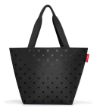 Obrazek Reisenthel Shopper M Glossy dots black 15 L