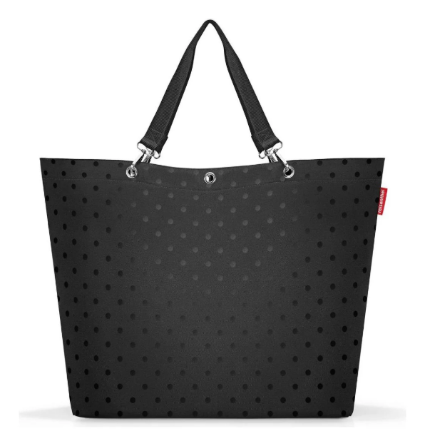Obrazek Reisenthel Shopper XL Glossy dots black 35 L