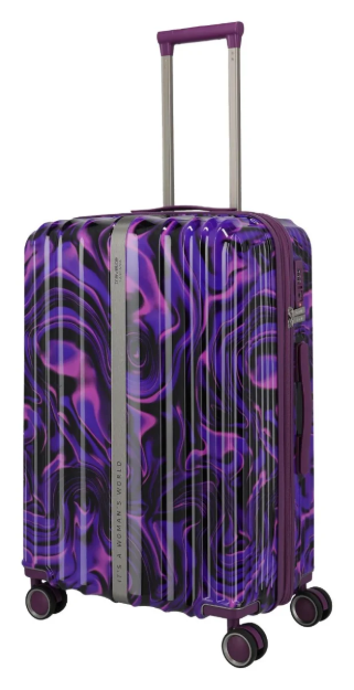 Obrazek Travelite Lascana Edition M Purple Swirl 63/69 L