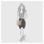 Obrazek Enrico Benetti Nouméa 66741 Mid taupe