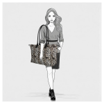 Obrazek Enrico Benetti Claire 25001 Panther Print