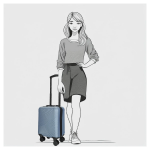 Obrazek Enrico Benetti Louisville 39040-40 Jeansblue 25 L