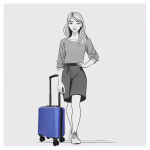 Obrazek Enrico Benetti Louisville 39040-40 Steelblue 25 L