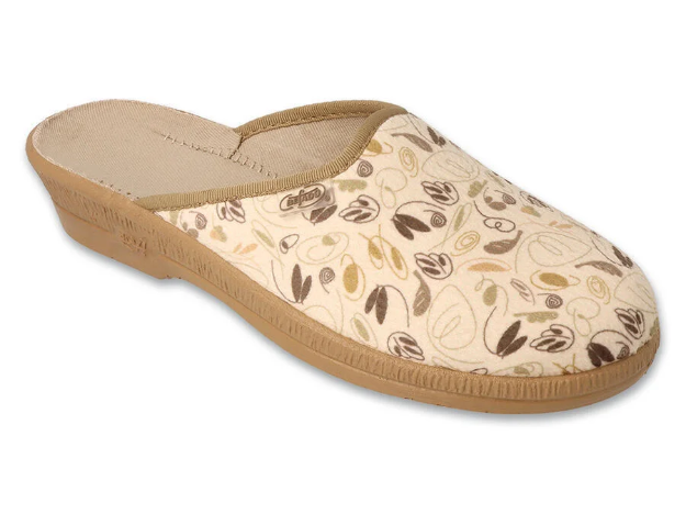 Obrazek BEFADO 219D486 kapcie damskie ANIA szkoła podstawowa beżowy