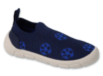 Obrazek BEFADO 102X013 buty chłopięce HONEY niebieskie kulki