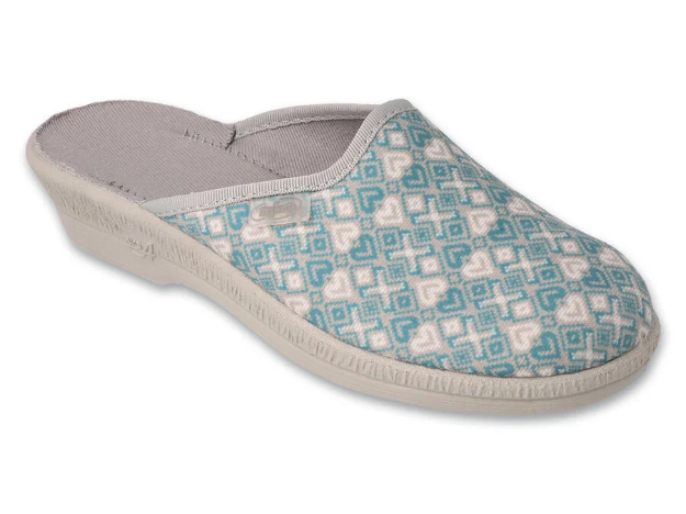 Obrazek BEFADO 219D485 kapcie damskie ANIA szkoła podstawowa niebieski