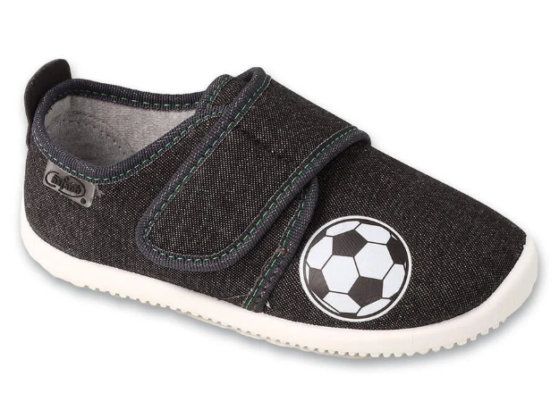 Obrazek BEFADO 902X042 902Y042 buty chłopięce SOFTER czarna piłka