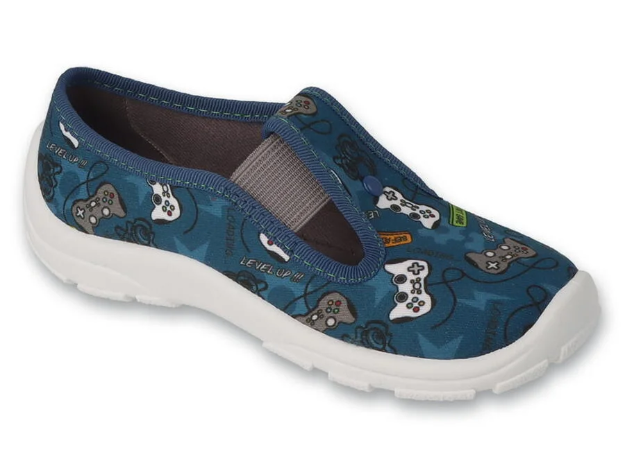 Obrazek Chłopięce kapcie BEFADO 975X189 975Y189 niebieskie GAME