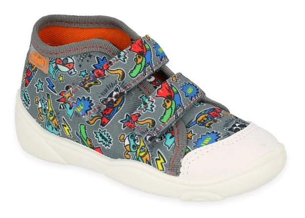 Obrazek BEFADO 212P079 trampki chłopięce szare HERO