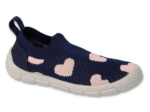 Obrazek BEFADO 102X020 23 buty dziewczęce HONEY niebieskie serca