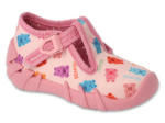 Obrazek BEFADO 110N494 kapcie dziewczęce różowy miś