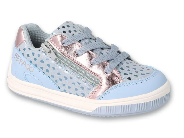 Obrazek BEFADO 514X002 trampki SPORT ZIPP niebieskie