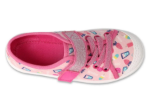 Obrazek BEFADO 351X026 trampki dziewczęce 1SZ różowe lato