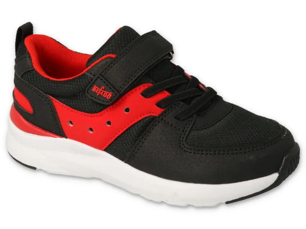 Obrazek BEFADO 516X162 sneakersy SPORT RING czarny czerwony