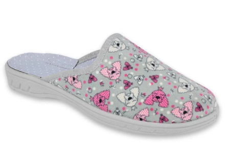 Obrazek BEFADO 707Y411 JOGI kapcie dziewczęce szkoła podstawowa pieski
