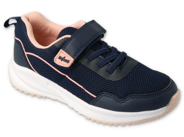 Obrazek BEFADO 516Q111 sneakersy SPORT LINE czarno-różowe