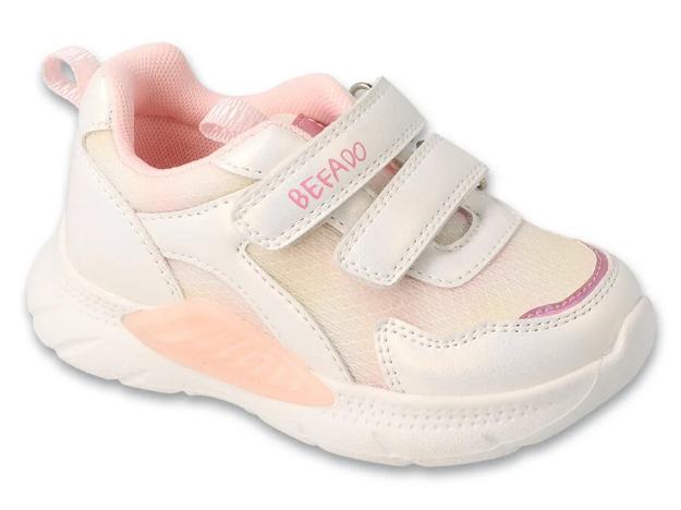 Obrazek BEFADO 516P424 trampki SPORT POPPY biało-różowe