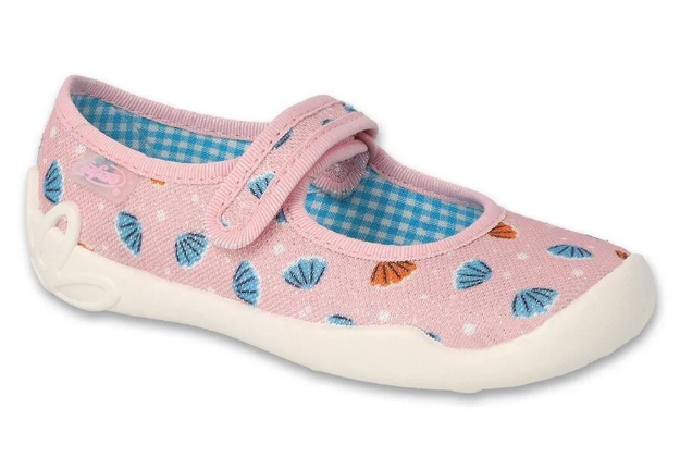 Obrazek Baleriny dziewczęce BEFADO 114X529 różowe muszelki