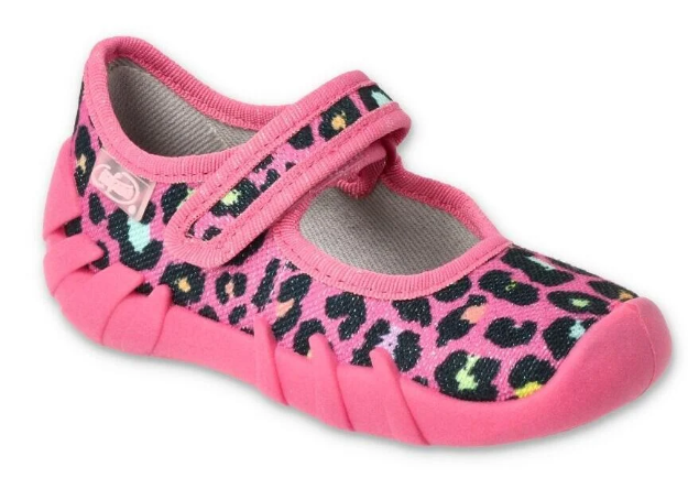 Obrazek BEFADO 109P256 dziewczęce różowe botki skórzana wkładka