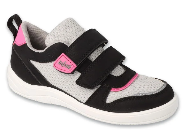 Obrazek BEFADO 452Y002 sneakersy SPORT FUN czarno-różowe