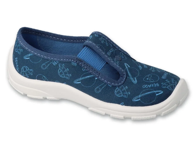 Obrazek Kapcie chłopięce BEFADO 975X190 niebieskie SPACE