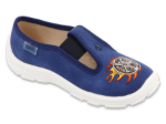 Obrazek BEFADO 975X200 kapcie chłopięce niebieskie okrągłe