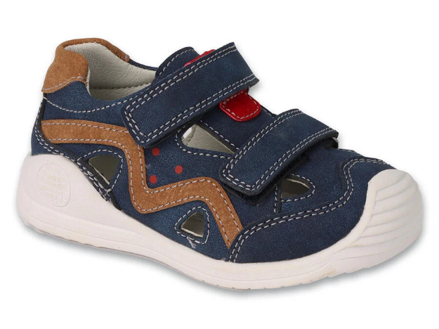 Obrazek BEFADO 170P083 sandały chłopięce SNAKE niebieski