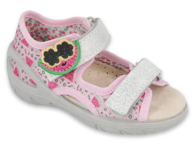 Obrazek BEFADO 065P152 SUNNY sandały dziewczęce melonowe
