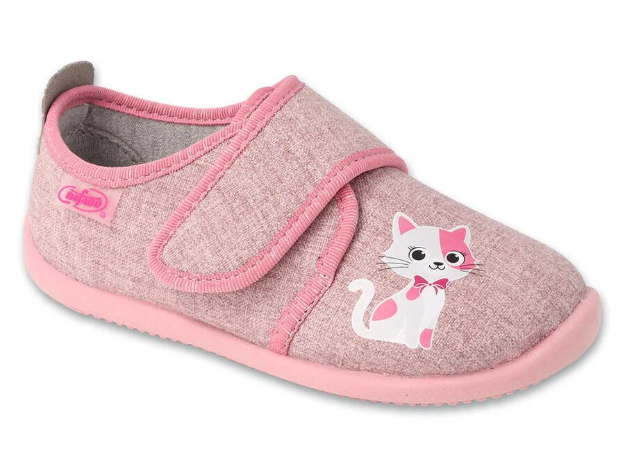 Obrazek BEFADO 902X041 902Y041 buty dziewczęce SOFTER różowy kot