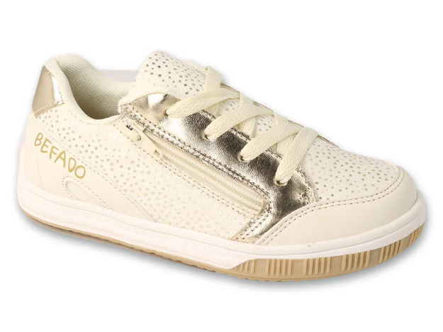Obrazek BEFADO 514X016 514Y016 trampki SPORT ZIPP złoty