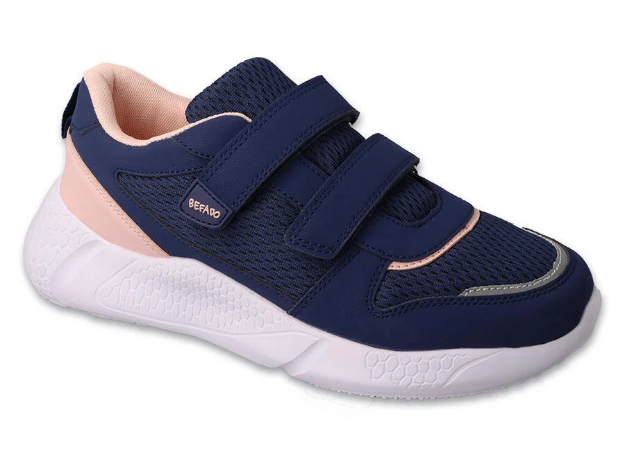 Obrazek BEFADO 452X004 452Y004 452Q004 sneakersy SPORT JUMP niebiesko-różowe