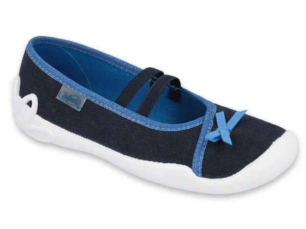 Obrazek Baleriny dziewczęce BEFADO 116Y289 z niebieską kokardką