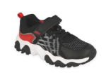 Obrazek BEFADO 516X103 25 sneakersy SPORT WAVE czarny czerwony