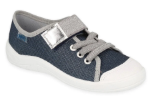 Obrazek BEFADO 251Y195 trampki dziewczęce 1 SZ szaro niebieskie