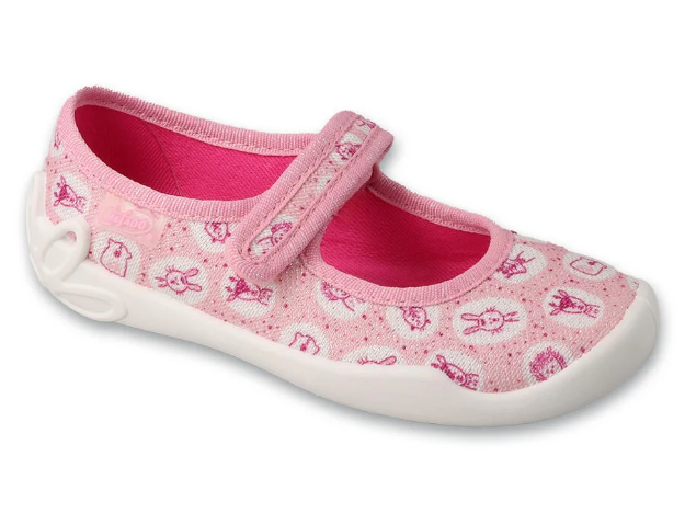 Obrazek BEFADO 114X547 baleriny dziewczęce różowe zwierzęta